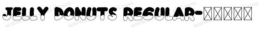Jelly Donuts Regular字体转换